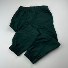 Load image into Gallery viewer, unisex Target, green microfibre school pants, elasticated, Inside leg: 40cm, NEW, size 3-4,  