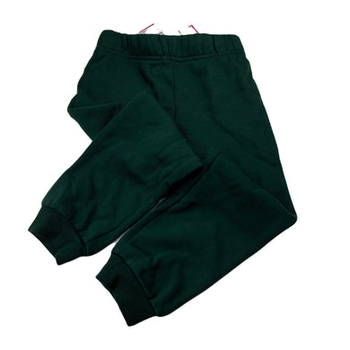 unisex Target, green fleece lined school track pants, Inside leg: 42.5cm, NEW, size 3-4,  