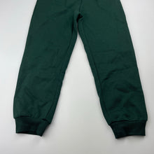 Load image into Gallery viewer, unisex Target, green fleece lined school track pants, Inside leg: 42.5cm, NEW, size 3-4,  