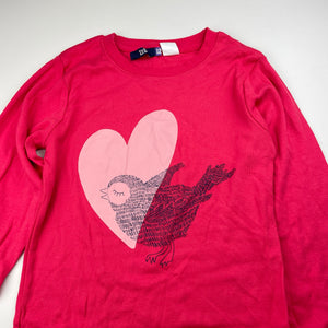 Girls L&D, cotton long sleeve pyjama top, EUC, size 12,  