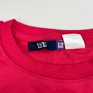 Girls L&D, cotton long sleeve pyjama top, EUC, size 12,  