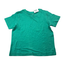 Load image into Gallery viewer, unisex H&amp;T, green cotton t-shirt / top, NEW, size 2,  