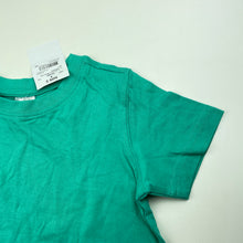 Load image into Gallery viewer, unisex H&amp;T, green cotton t-shirt / top, NEW, size 2,  