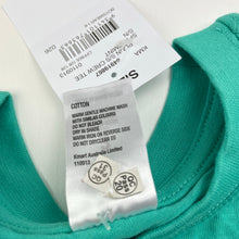 Load image into Gallery viewer, unisex H&amp;T, green cotton t-shirt / top, NEW, size 2,  