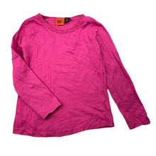Load image into Gallery viewer, Girls Fun Spirit, pink cotton long sleeve top, GUC, size 6,  