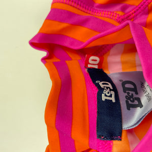 Girls L&D, long sleeve rashie / swim top, EUC, size 10,  