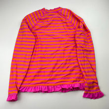Load image into Gallery viewer, Girls L&amp;D, long sleeve rashie / swim top, EUC, size 10,  