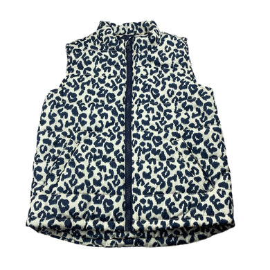 Girls Target, animal print puffer vest / sleeveless jacket, EUC, size 7,  