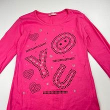 Load image into Gallery viewer, Girls OLC Kids, stretchy long sleeve top, GUC, size 9-10,  