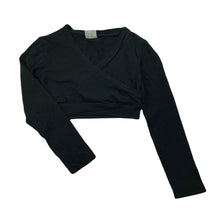 Load image into Gallery viewer, Girls Emerson, stretchy ballet / dance cross-over top, EUC, size 8,  