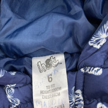Load image into Gallery viewer, Girls H&amp;T, navy jacket / coat, butterflies, GUC, size 6,  
