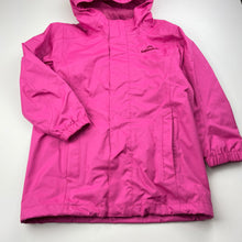 Load image into Gallery viewer, Girls Kathmandu, ngx2 lightweight waterproof, windproof jacket, light mark front, FUC, size 6,  