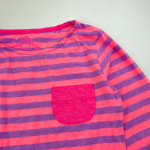 Load image into Gallery viewer, Girls Miss Understood, striped lightweight long sleeve top, EUC, size 12,  