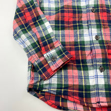 Load image into Gallery viewer, Boys Carters, checked flannel cotton long sleeve shirt, EUC, size 3,  