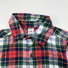 Load image into Gallery viewer, Boys Carters, checked flannel cotton long sleeve shirt, EUC, size 3,  