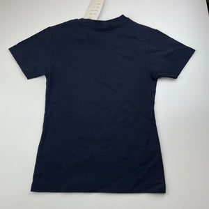 unisex Biz Collection, navy stretchy t-shirt / top, NEW, size 10,  