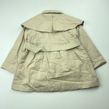 Load image into Gallery viewer, Girls Little Miss Amberly, lightweight trenchcoat, no size, L: 38cm, armpit to armpit: 27.5cm, shoulder to cuff: 30.5cm, EUC, size 1-2,  
