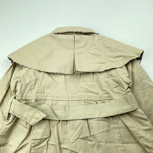 Load image into Gallery viewer, Girls Little Miss Amberly, lightweight trenchcoat, no size, L: 38cm, armpit to armpit: 27.5cm, shoulder to cuff: 30.5cm, EUC, size 1-2,  