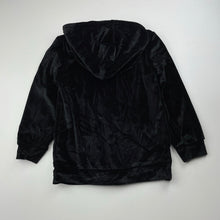 Load image into Gallery viewer, Girls DANCE, black velour zip hoodie sweater, EUC, size 4,  
