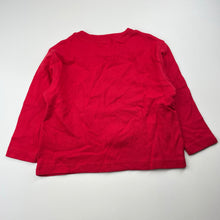 Load image into Gallery viewer, unisex Esprit, red cotton long sleeve top, EUC, size 2-3,  