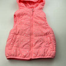 Load image into Gallery viewer, Girls COOL CLUB, hooded puffer vest / sleeveless jacket, EUC, size 3,  