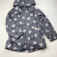 Load image into Gallery viewer, Girls H&amp;T, fleece lined spray jacket / coat, EUC, size 5,  