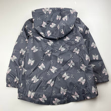 Load image into Gallery viewer, Girls H&amp;T, fleece lined spray jacket / coat, EUC, size 5,  
