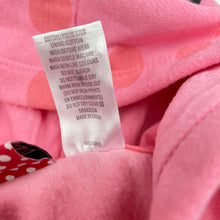 Load image into Gallery viewer, Girls Disney, Minnie Mouse fleece lined zip hoodie sweater, EUC, size 4,  
