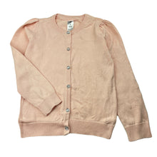 Load image into Gallery viewer, Girls H&amp;T, pink knitted cotton cardigan, GUC, size 7,  