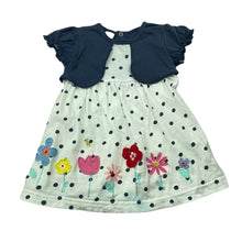 Load image into Gallery viewer, Girls Ollies Place, embroidered cotton dress, FUC, size 0, L: 38cm