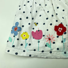 Load image into Gallery viewer, Girls Ollies Place, embroidered cotton dress, FUC, size 0, L: 38cm
