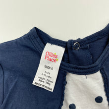 Load image into Gallery viewer, Girls Ollies Place, embroidered cotton dress, FUC, size 0, L: 38cm