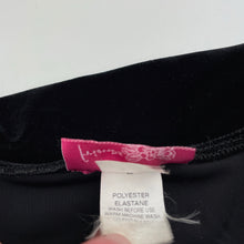 Load image into Gallery viewer, Girls Friends, black velvet short sleeve jacket, GUC, size 14,  