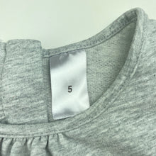 Load image into Gallery viewer, Girls Target, grey &amp; pink casual dress, GUC, size 5, L: 55cm