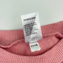 Load image into Gallery viewer, Girls H&amp;T, pink ribbed casual dress, EUC, size 7, L: 62cm