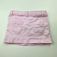 Load image into Gallery viewer, Girls Target, pink stretch cotton skirt, adjustable, L: 23.5cm, GUC, size 2,  