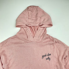 Load image into Gallery viewer, Girls Next, lightweight hooded sweater dress, EUC, size 4, L: 51cm