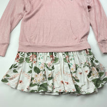 Load image into Gallery viewer, Girls Next, lightweight hooded sweater dress, EUC, size 4, L: 51cm