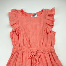 Load image into Gallery viewer, Girls Anko, coral cotton summer playsuit, GUC, size 9,  