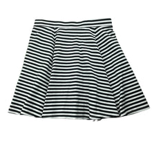 Load image into Gallery viewer, Girls Future You, black &amp; white skirt, elasticated, L: 38.5cm, EUC, size 12,  