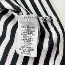 Load image into Gallery viewer, Girls Future You, black &amp; white skirt, elasticated, L: 38.5cm, EUC, size 12,  
