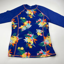 Load image into Gallery viewer, Girls Target, floral long sleeve rashie / swim top, EUC, size 12,  