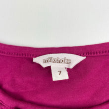 Load image into Gallery viewer, Girls Milkshake, stretchy long sleeve top, GUC, size 7,  