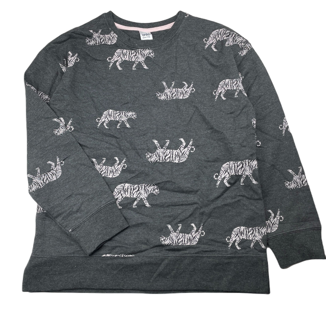 Girls Anko, lightweight sweater / jumper, tigers, EUC, size 12,  