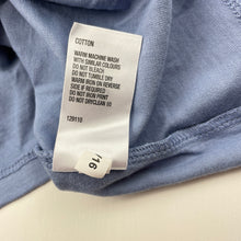 Load image into Gallery viewer, Girls Miss Understood, blue &amp; white cotton long sleeve top, NEW, size 12,  