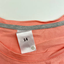 Load image into Gallery viewer, Girls Target, coral cotton long sleeve top, EUC, size 14,  