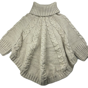 Girls Miss Understood, chunky knit poncho sweater, EUC, size 10,  