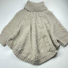 Load image into Gallery viewer, Girls Miss Understood, chunky knit poncho sweater, EUC, size 10,  