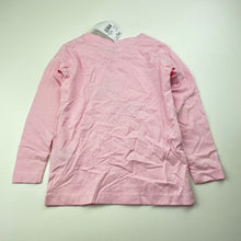 Load image into Gallery viewer, Girls Anko, pink cotton long sleeve top, butterflies, NEW, size 3,  