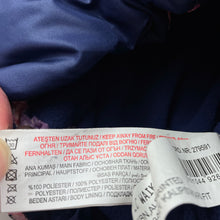 Load image into Gallery viewer, Girls LC Waikiki, fleece lined floral puffer jacket / coat, EUC, size 4-5,  